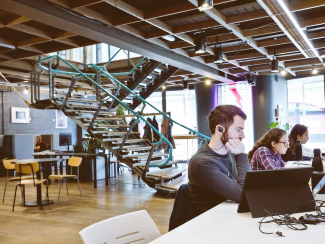 Team collaboration session discussing financial technology development