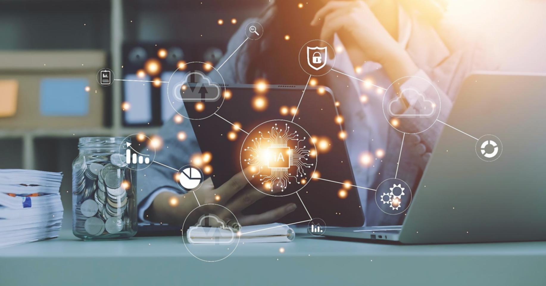 Individual investor reviewing personalized market insights on tablet